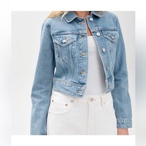 PAIGE Light Blue Denim Jacket